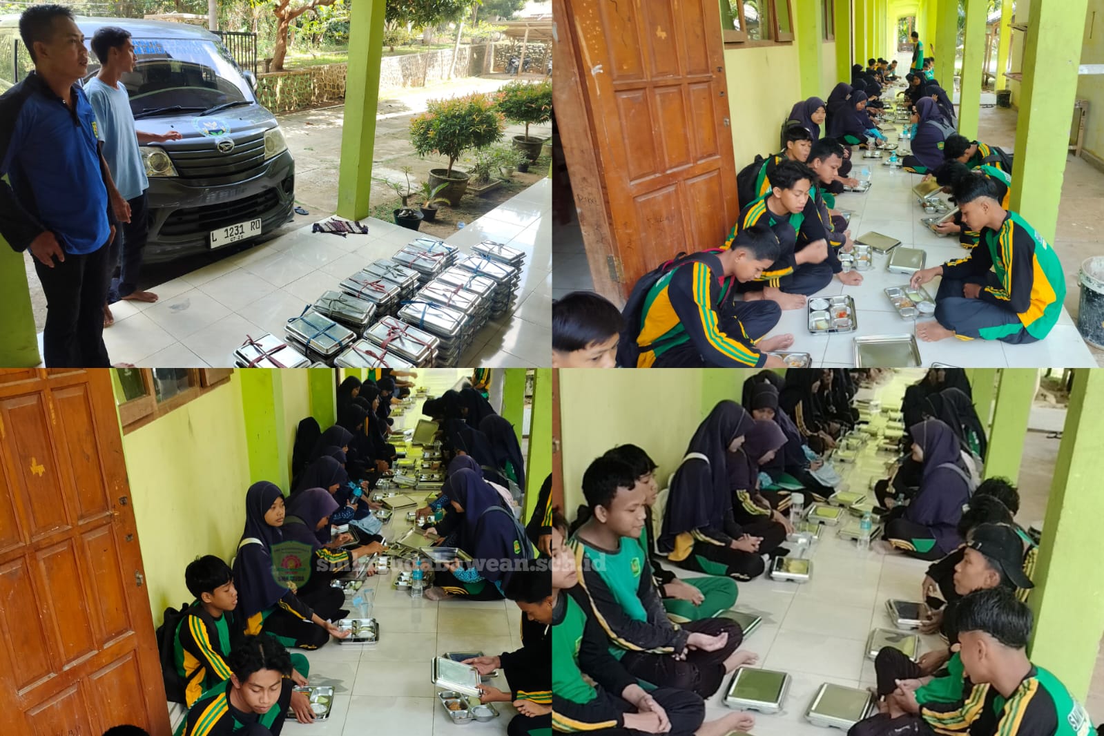 Penerimaan MBG di SMK MUDA Bawean