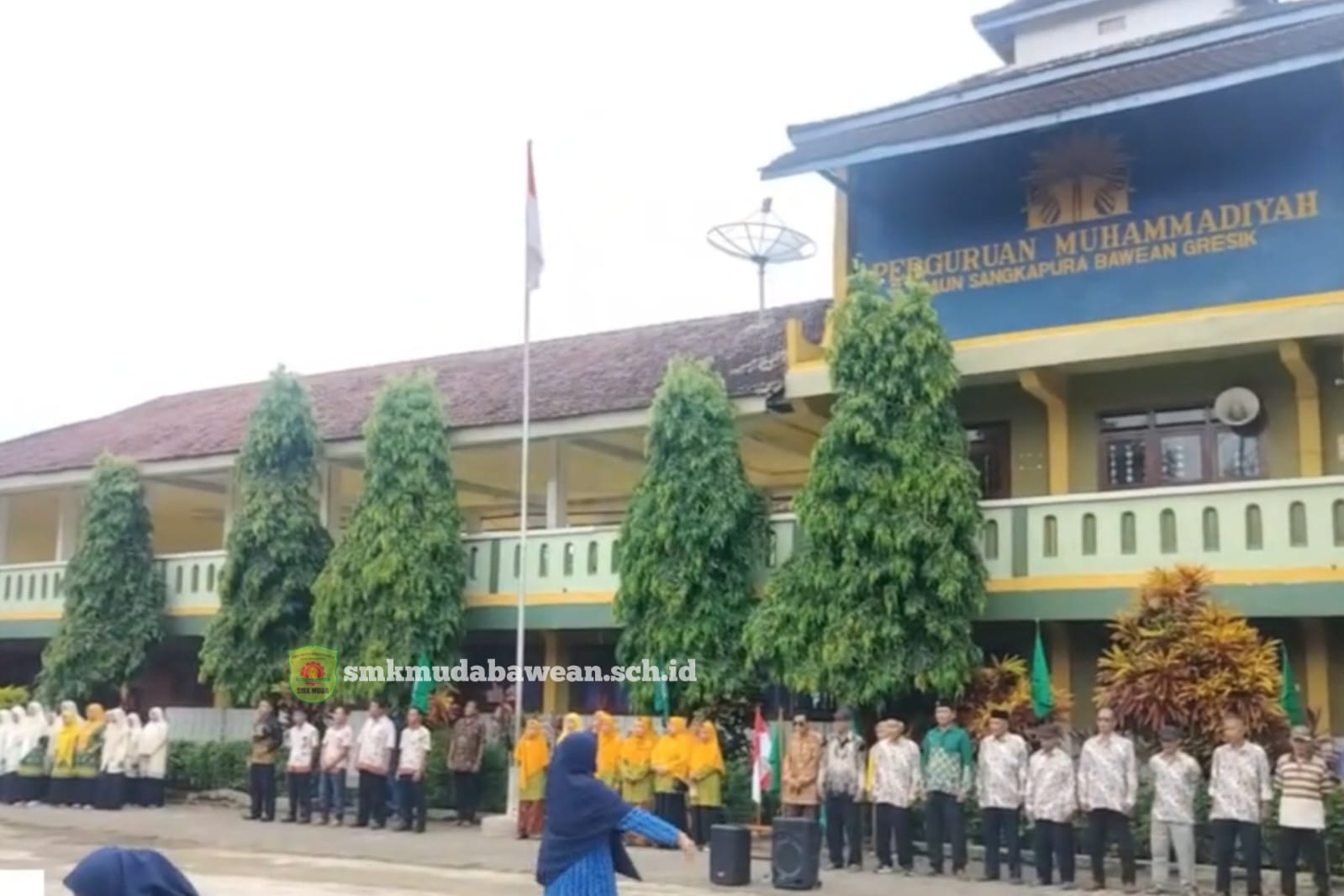 Milad Muhammadiyah ke-113 Tahun 2025 || SMK Muhammadiyah 4 Sangkapura Rayakan Bersama Pimpinan Ranting Muhammadiyah Daun