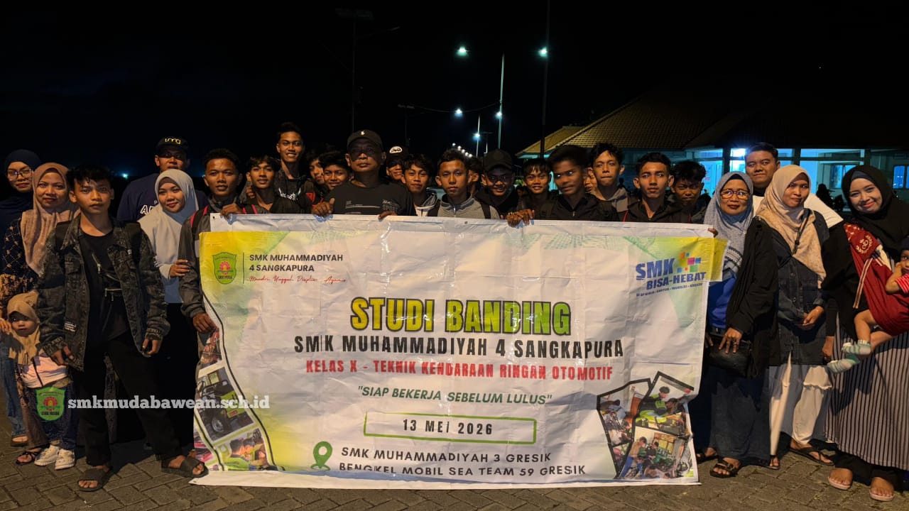 Jelajahi Daratan Gresik, Siswa TKR SMK MUDA Bawean Sukses Laksanakan Studi Banding “Siap Kerja Sebelum Lulus”