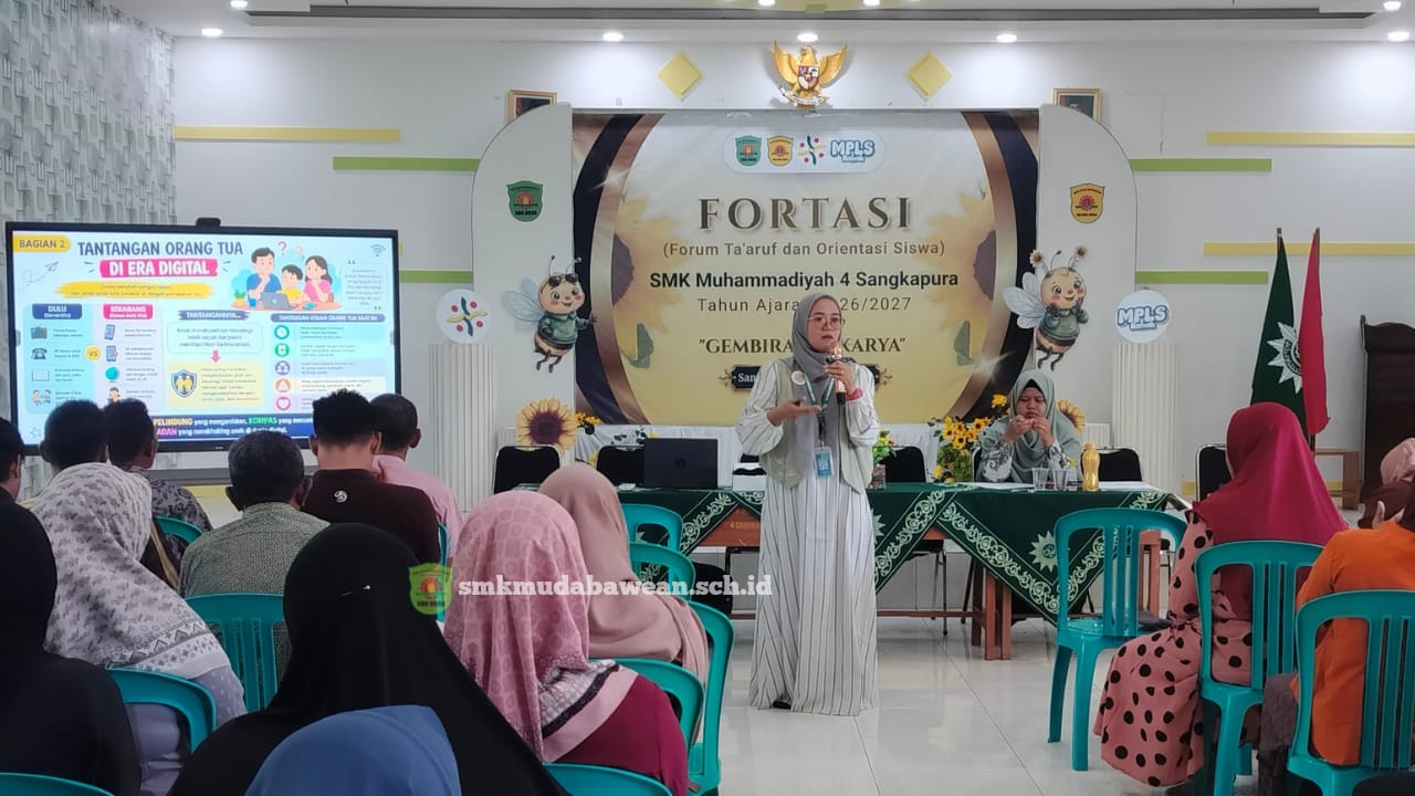 Hadapi Tantangan Era Artificial Intelligence (AI), SMK MUDA Bawean Gelar Parenting Bersama Wali Murid
