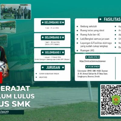 Poster SPMB SMK MUDA Bawean Tahun 2026