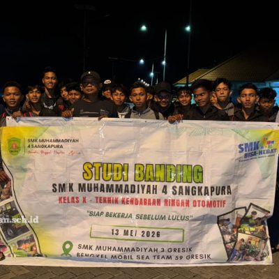 Jelajahi Daratan Gresik, Siswa TKR SMK MUDA Bawean Sukses Laksanakan Studi Banding “Siap Kerja Sebelum Lulus”