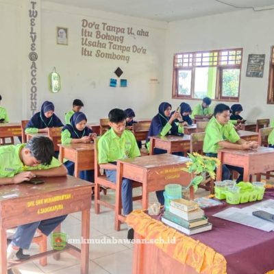 Pemanfaatan Teknologi di Genggaman || SMK MUDA Bawean Sukses Gelar PSAT 2026 Berbasis Android